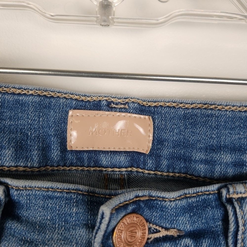 MOTHER The Tripper Ankle Jeans - High Waisted Cropped Flare - Size 27 - Picture 5 of 12